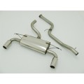 Piper exhaust Ford Focus MK2 - 2.5 20v TURBO ST225 Stainless Steel Cat back system Tailpipe Style A,C or I